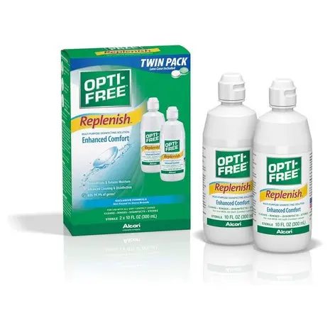 2-Pack Opti-Free Replenish Contact Lens Solution 1