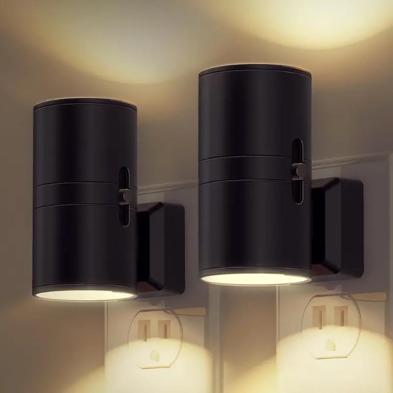 2-Pack Plug Into Wall Modern Led Night Light 1