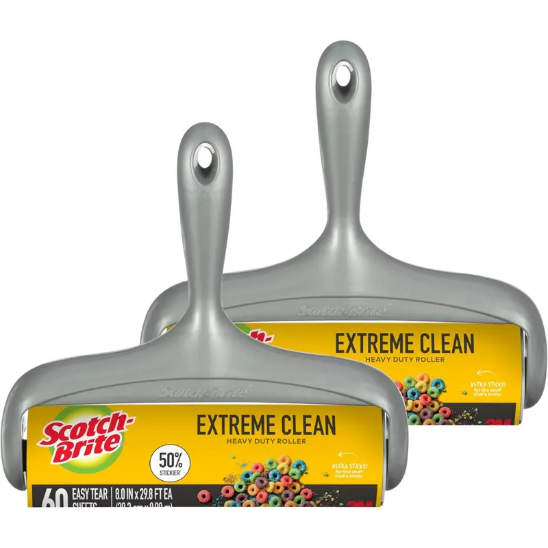 2-Pack Scotch-Brite 8" Wide Large Surface Lint Roller 1