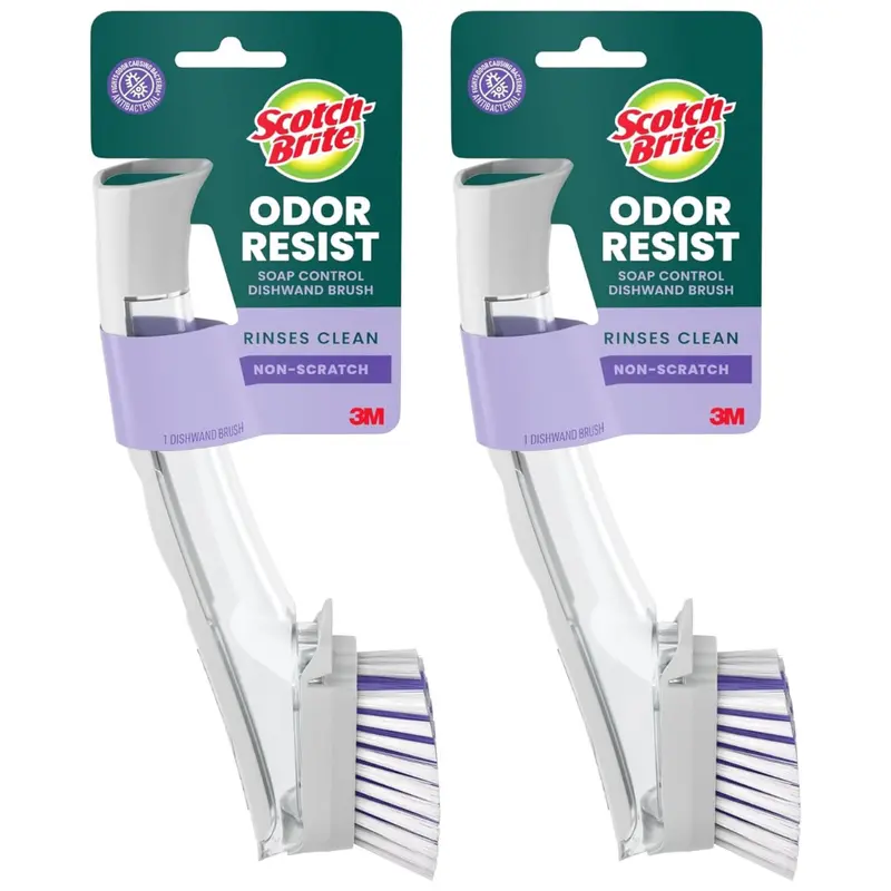 2-Pack Scotch-Brite Advanced Soap Control Dishwand Brush 1