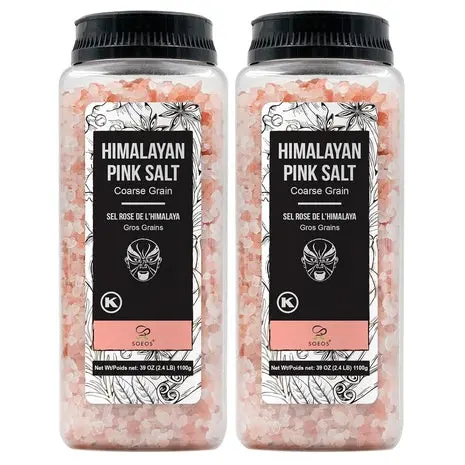 2-Pack Soeos Himalayan Coarse Salt 1