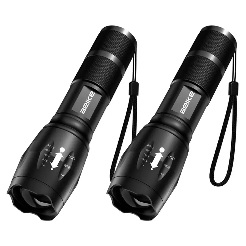 2-Pack Super Bright Led High Lumens Powerful Flashlight 1