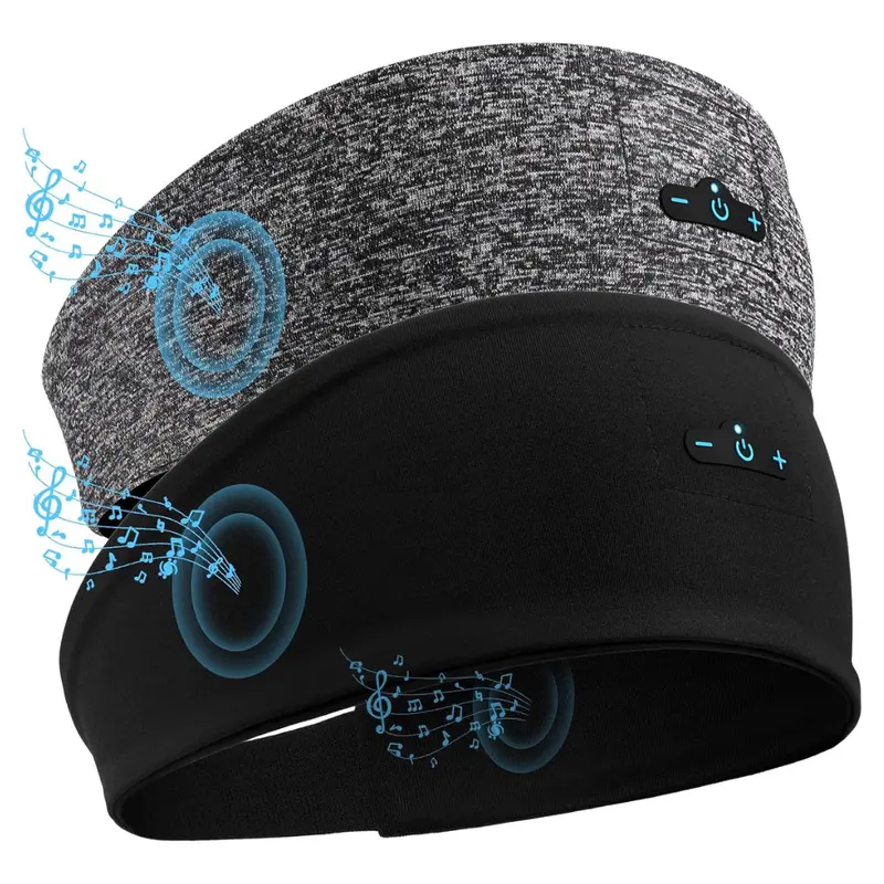 2-Pack Topiei Bluetooth 17H Playtime Sleep Headphones Headband 1