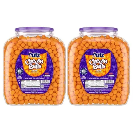 2-Pack Utz Cheese Balls Barrels (Ou-D) 1