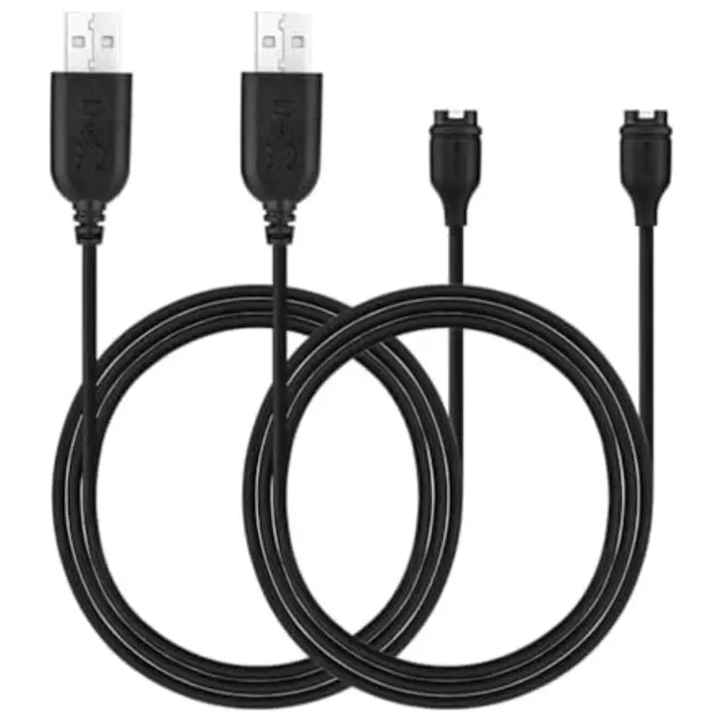 2-Pack Watch Charging Cable Compatible With Garmin Forerunner 55 1