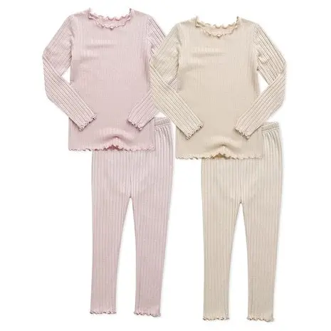 2-Pairs Vaenait Baby Kids Modal Tencel Pajamas 1