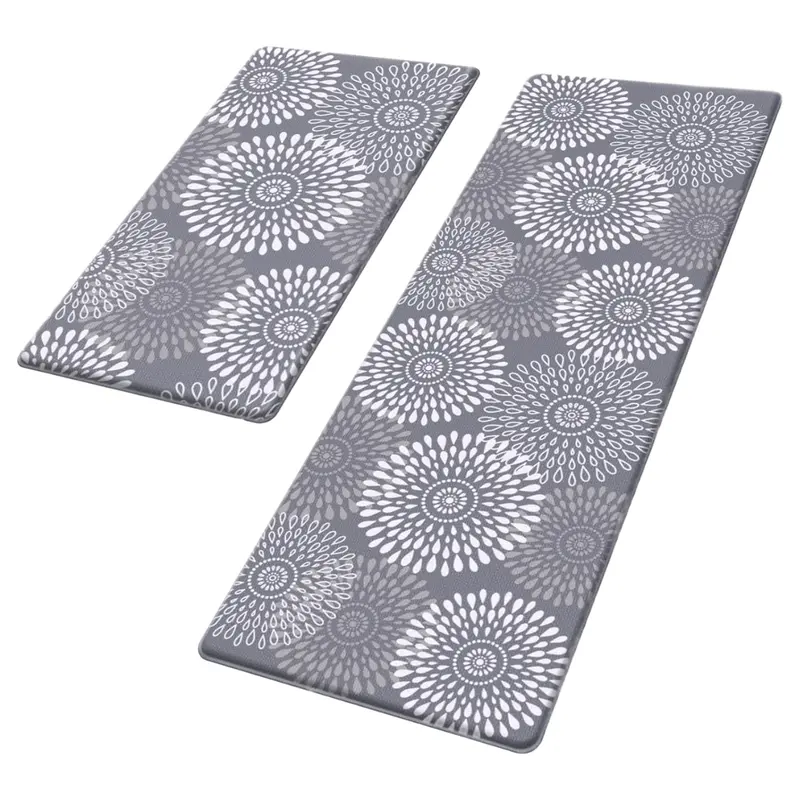 2 Pcs Anti-Fatigue Cushioned Mats For Kitchen 1