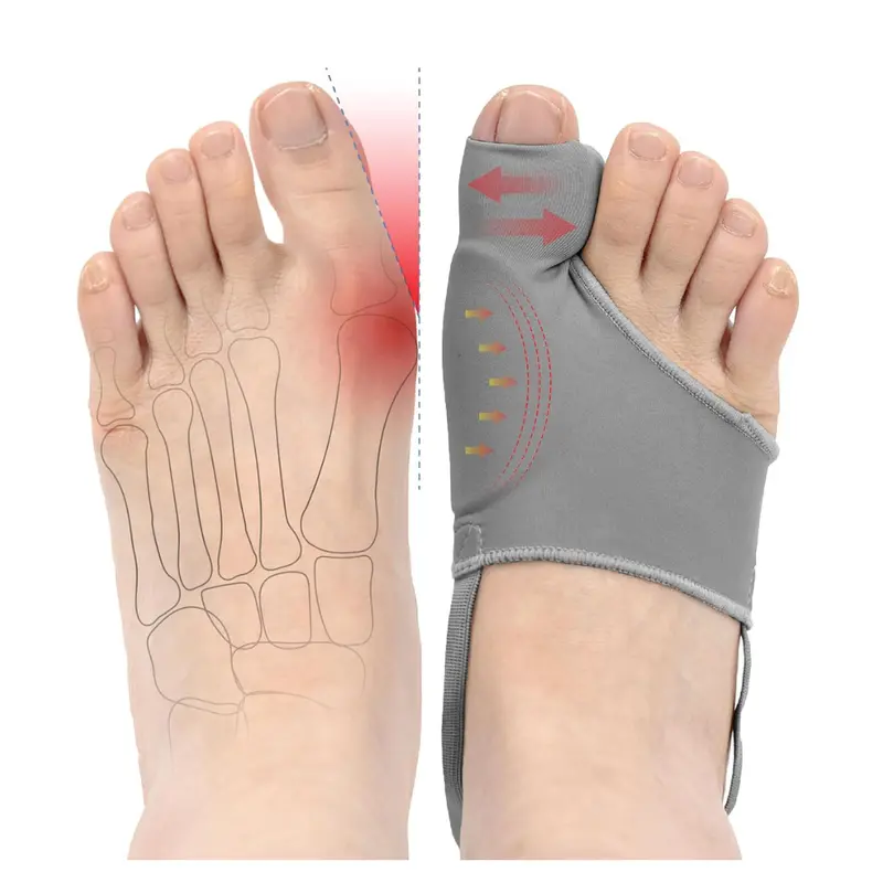 2 Pcs Big Toe Straightener Bunion Corrector 1