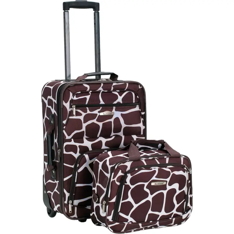 2-Piece (14/19) Rockland Fashion Softside Upright Luggage Set 1
