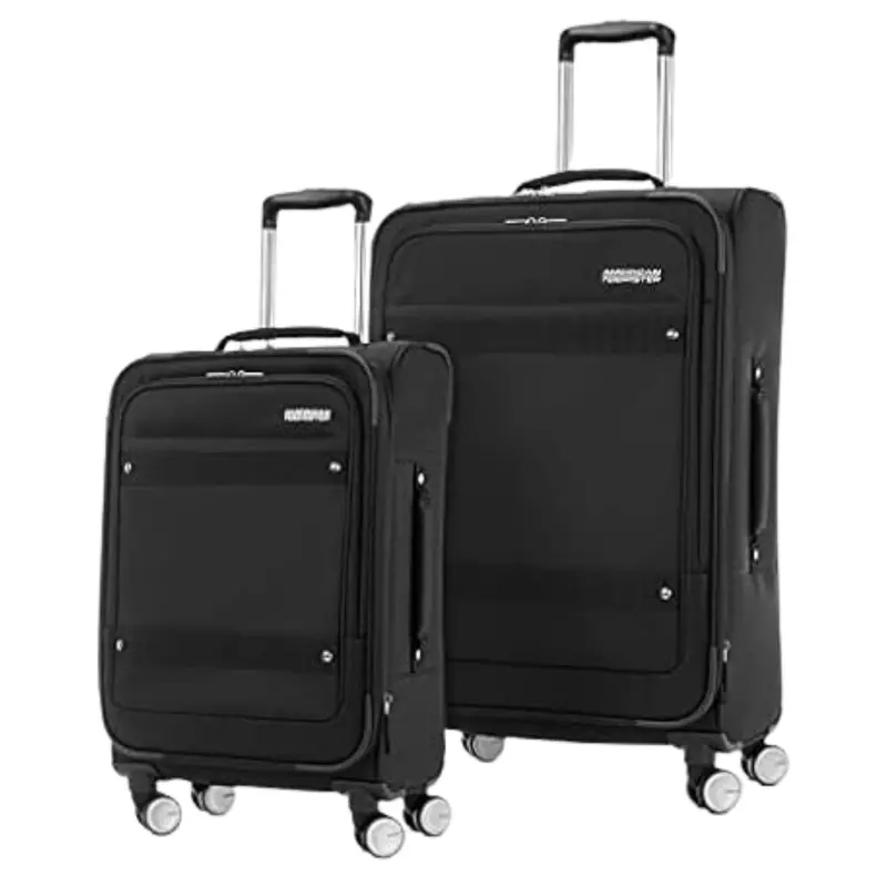 2-Piece American Tourister Whim Softside Expandable Spinner Luggage Set 1