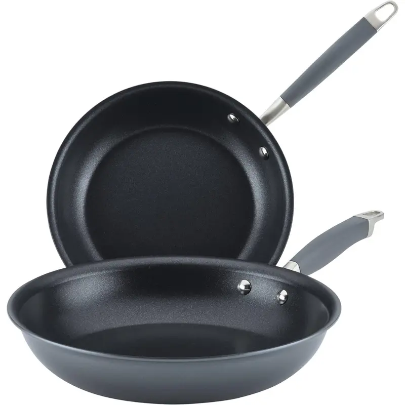 2-Piece Anolon Advanced 10.25" & 12.75" Nonstick Skillets Set 1