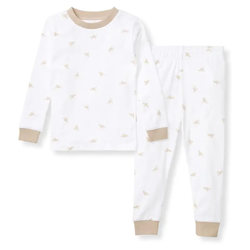 2-Piece Burt's Bees Baby Boys Organic Cotton Pajamas Set 1