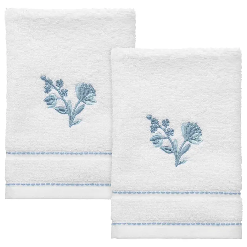 2-Piece Izod Mystic Floral Fingertip Towel Set 1