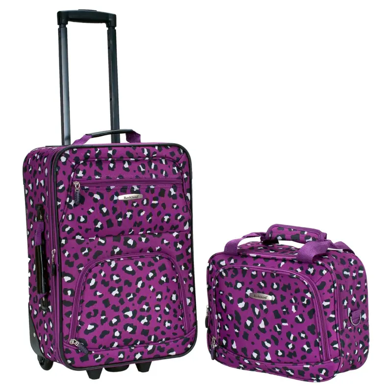 2-Piece Rockland Fashion Softside Upright Luggage Set 1