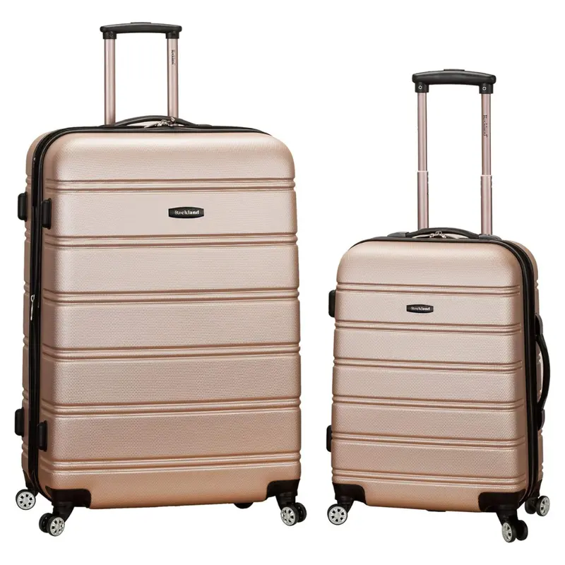 2-Piece Rockland Melbourne Hardside Spinner Wheel Luggage (20"/28") 1