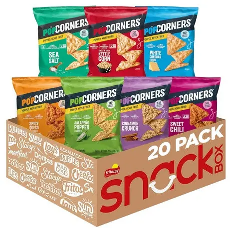 20 Bags Popcorners 7 Flavor Variety Pack Popped Corn Snacks (Ou-D) 1