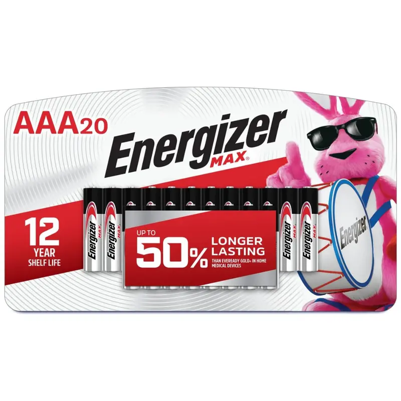20-Count Energizer Max Aaa Alkaline Batteries 1
