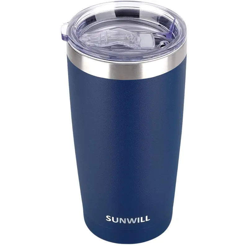 20 Oz Stainless Steel Insulated Coffee Tumbler With Lid 1