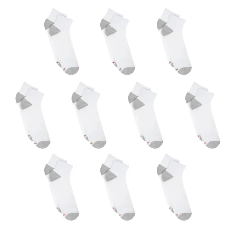 20-Pairs Hanes Men's Lightweight Comfort No Show Socks (2 Colors) 1