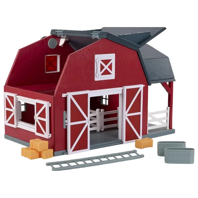 20-Piece Terra By Battat Wooden Animal Barn Toy Set 1