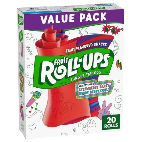 20 Rolls Fruit Roll-Ups 1