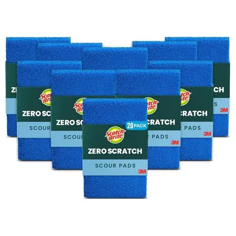 20 Scotch-Brite Zero Scratch Scouring Pads 1