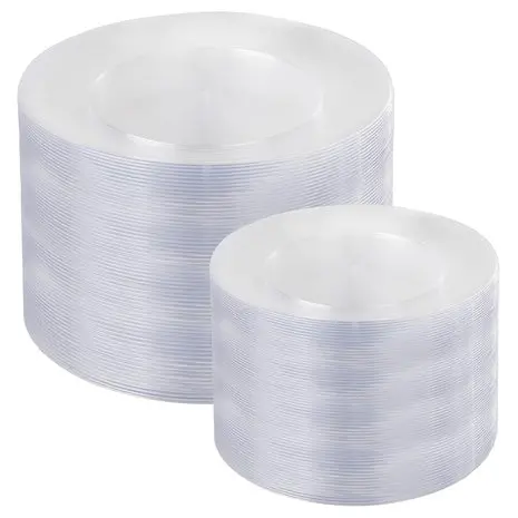 200 Disposable Dinner & Dessert Plates 1