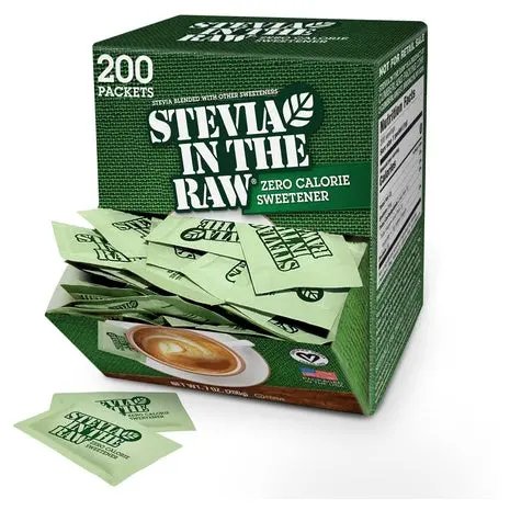 200 Stevia In The Raw Stevia Sweetener Packets 1