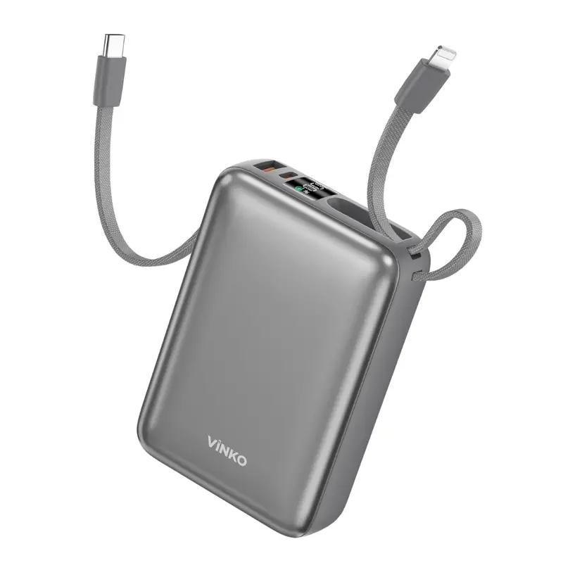 20000Mah 22.5W Usb-C Portable Charger With Built-In Cable 1