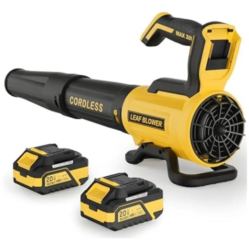 20V Electric 560Cfm & 180Mph Leaf Blower With 2 4.0Ah Batteries 1