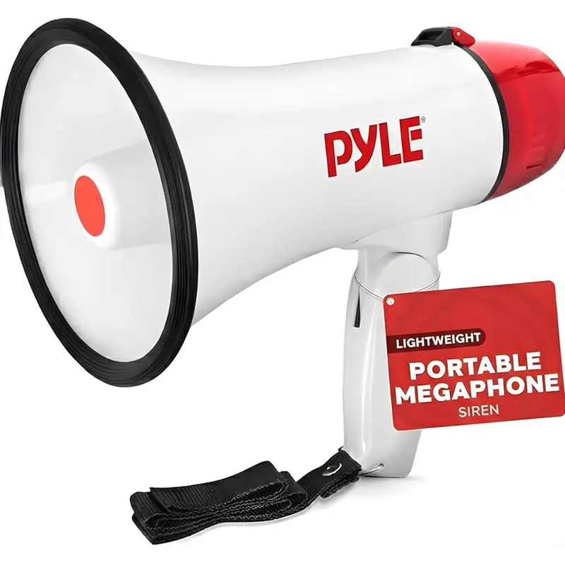 20W Pyle Portable Megaphone Bullhorn (5.4'' X 8.6'') 1