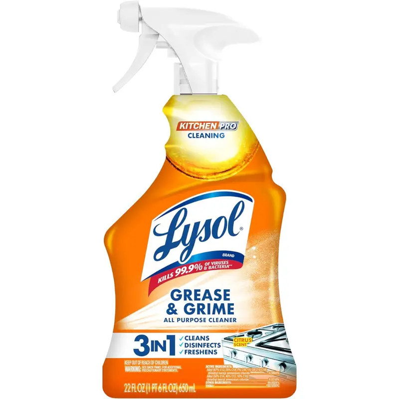 22-Oz Lysol Pro All Purpose Kitchen Spray Cleaner & Degreaser 1