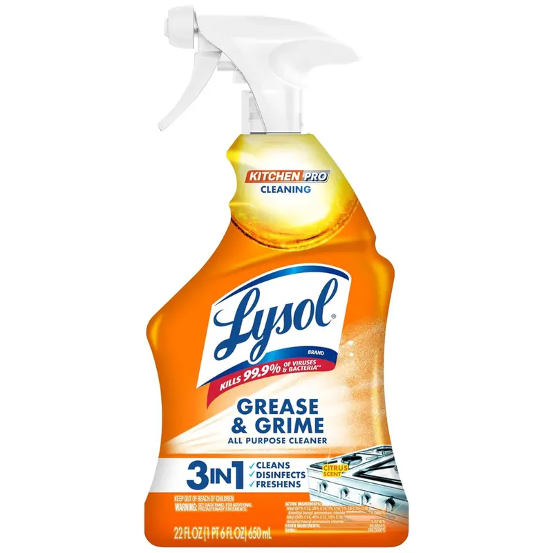 22-Oz Lysol Pro All Purpose Kitchen Spray Cleaner & Degreaser 1