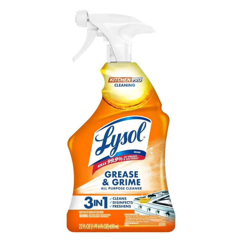 22-Oz Lysol Pro All Purpose Kitchen Spray Cleaner & Degreaser 1