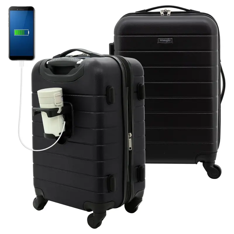 22" Wrangler Smart Spinner Hardside Carry-On Luggage 1