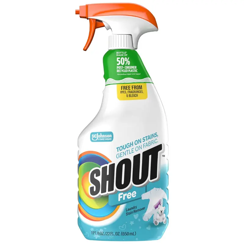 22Oz Shout Free Laundry Stain Remover Spray Bottle 1
