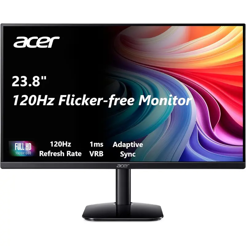 23.8" Acer Kb242y G0bi Fhd 120Hz 1Ms Ips Freesync Monitor 1