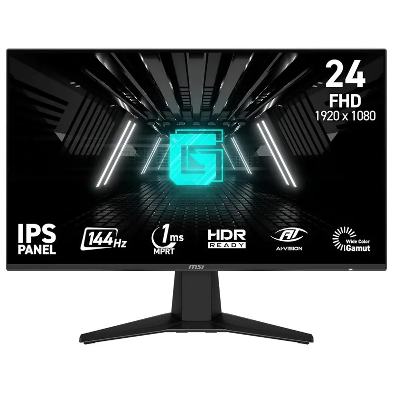 23.8" Msi G242lw Fhd 144Hz 1Ms Gaming Monitor 1