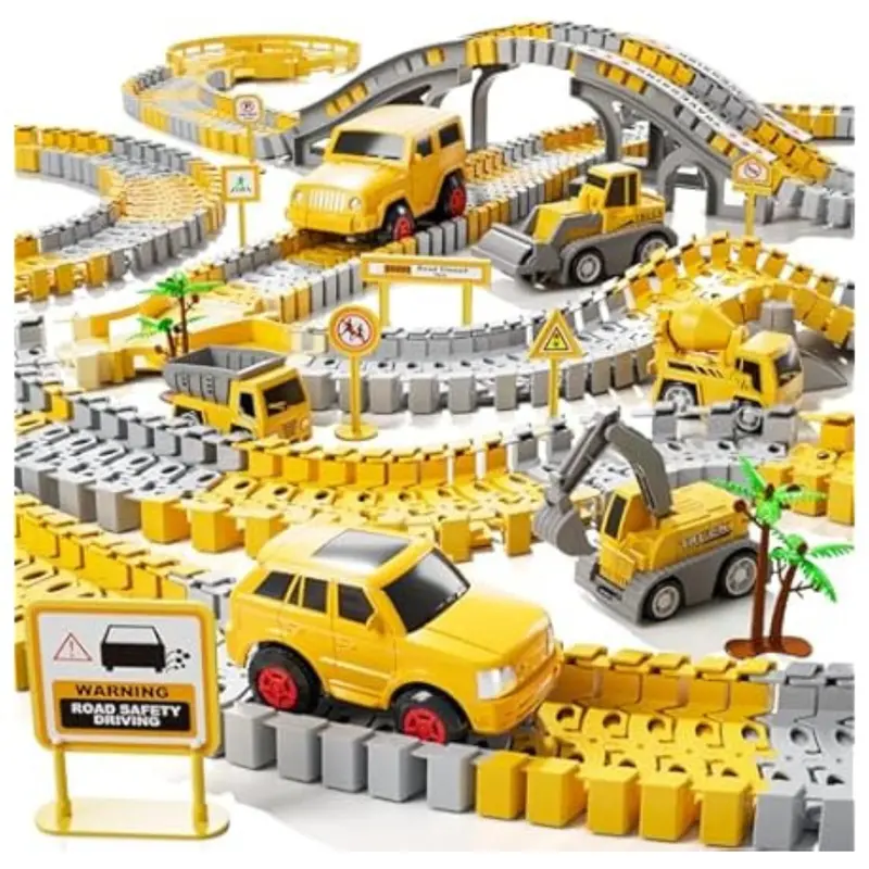 236-Piece Ihaha Construction Toy Engineering Trucks 1