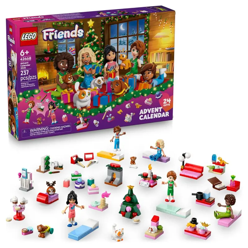 237-Piece Lego Friends Advent Calendar 2025 Building Toy (42668) 1