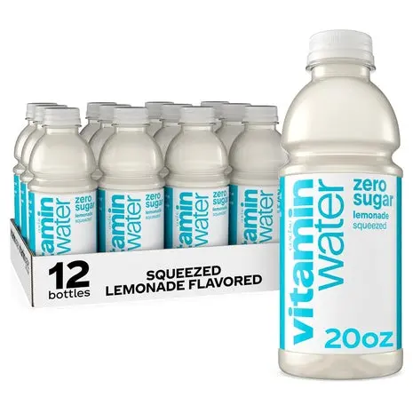 24 Bottles Vitaminwater Zero Sugar Squeezed Lemonade 1