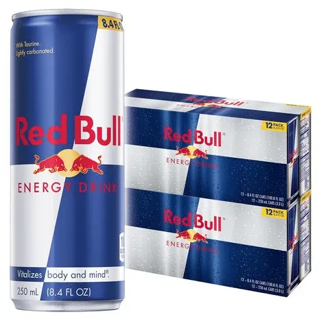24 Cans Red Bull Energy Drink (Regular, Zero Or Sugar Free) 1