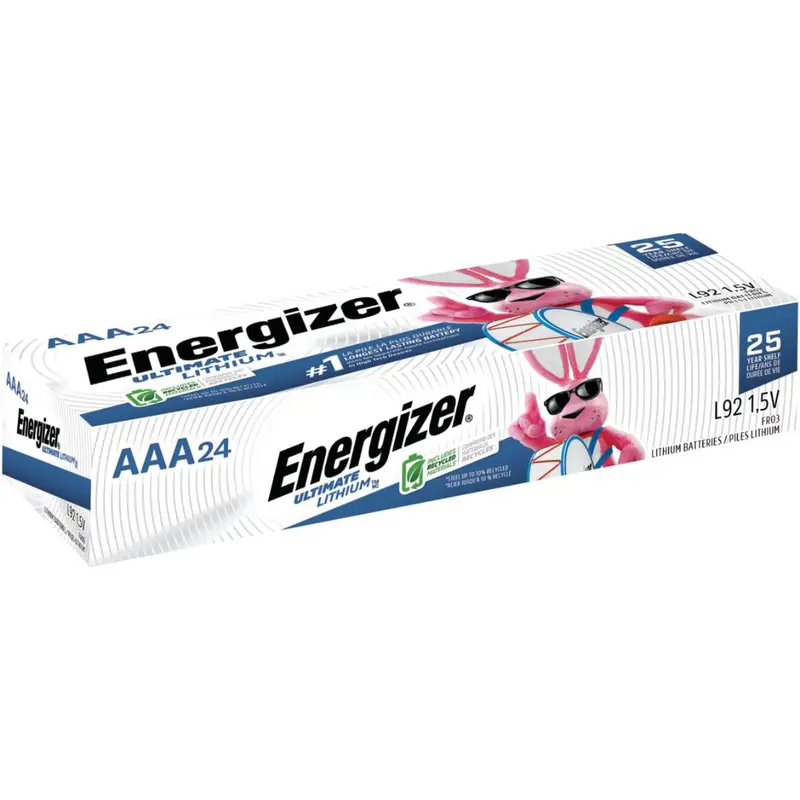 24-Count Energizer Ultimate Lithium Aaa Batteries 1
