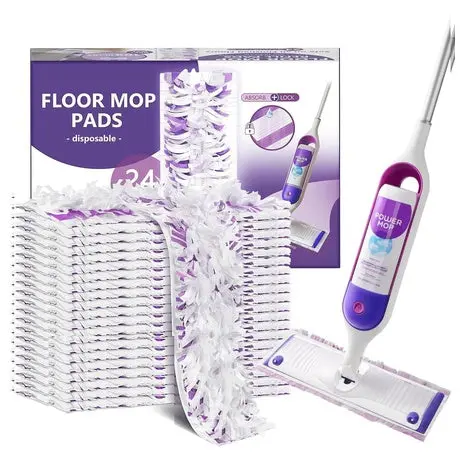 24 Disposable Refills Pads For Swiffer Mops 1