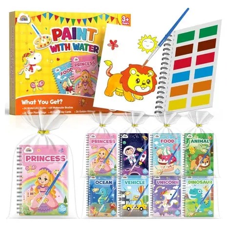 24 Kids Water Coloring Books 1