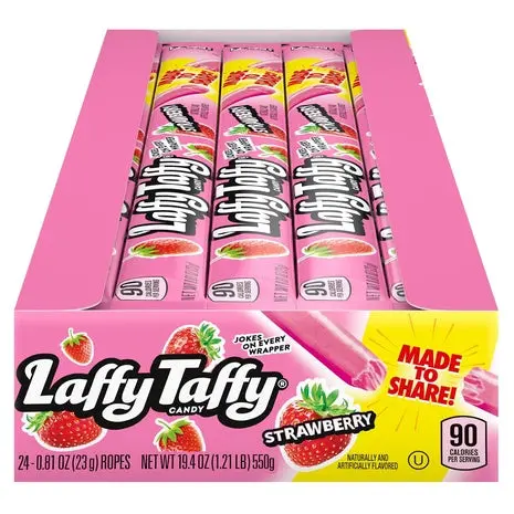 24 Laffy Taffy Strawberry Ropes 1