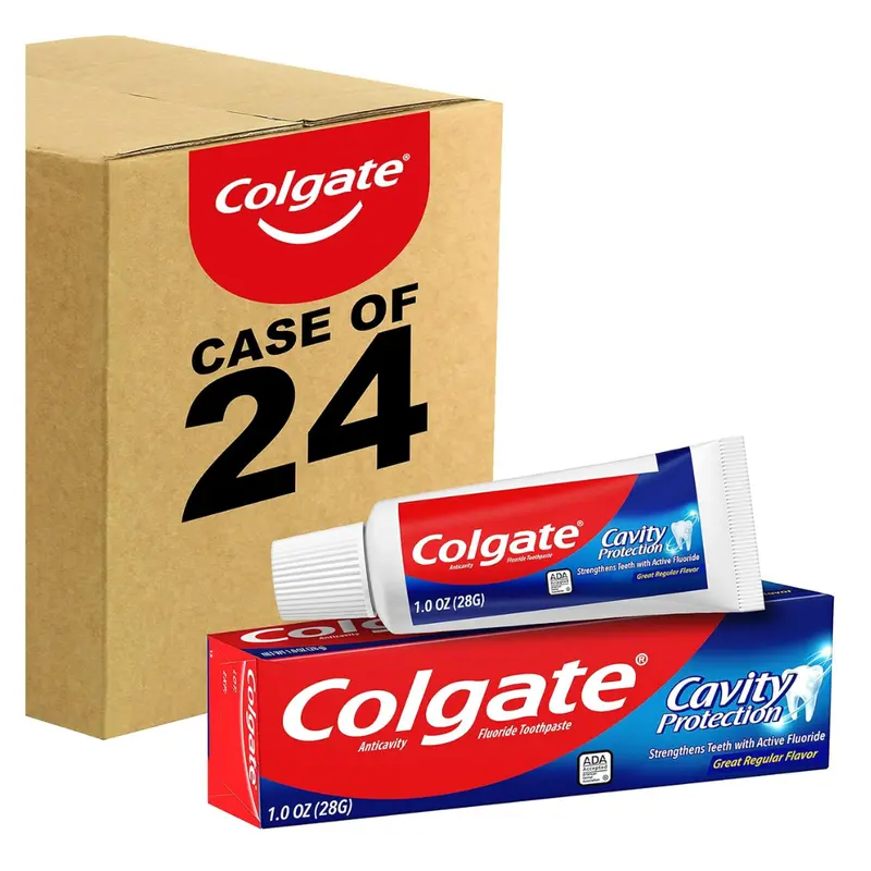 24-Pack 1-Oz Colgate Cavity Protection Toothpaste With Fluoride 1