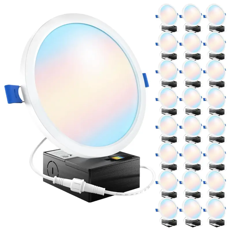 24-Pack 6'' 14W Led Canless Recessed Mount Ceiling Lights 1