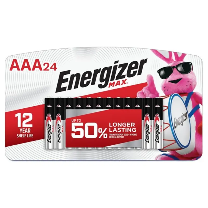 24-Pack Energizer Max Aaa Alkaline Batteries 1