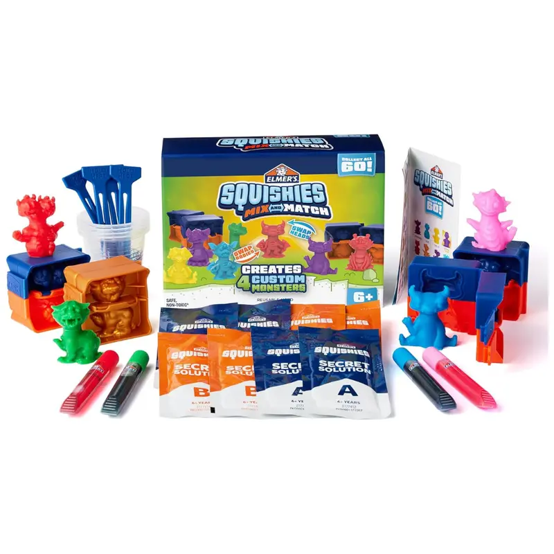 24-Piece Elmer's Squishies Mix & Match Diy Kit 1